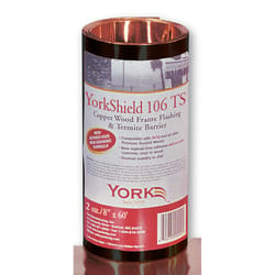 York 106 TS 8 in. W X 720 in. L Copper Flashing Copper