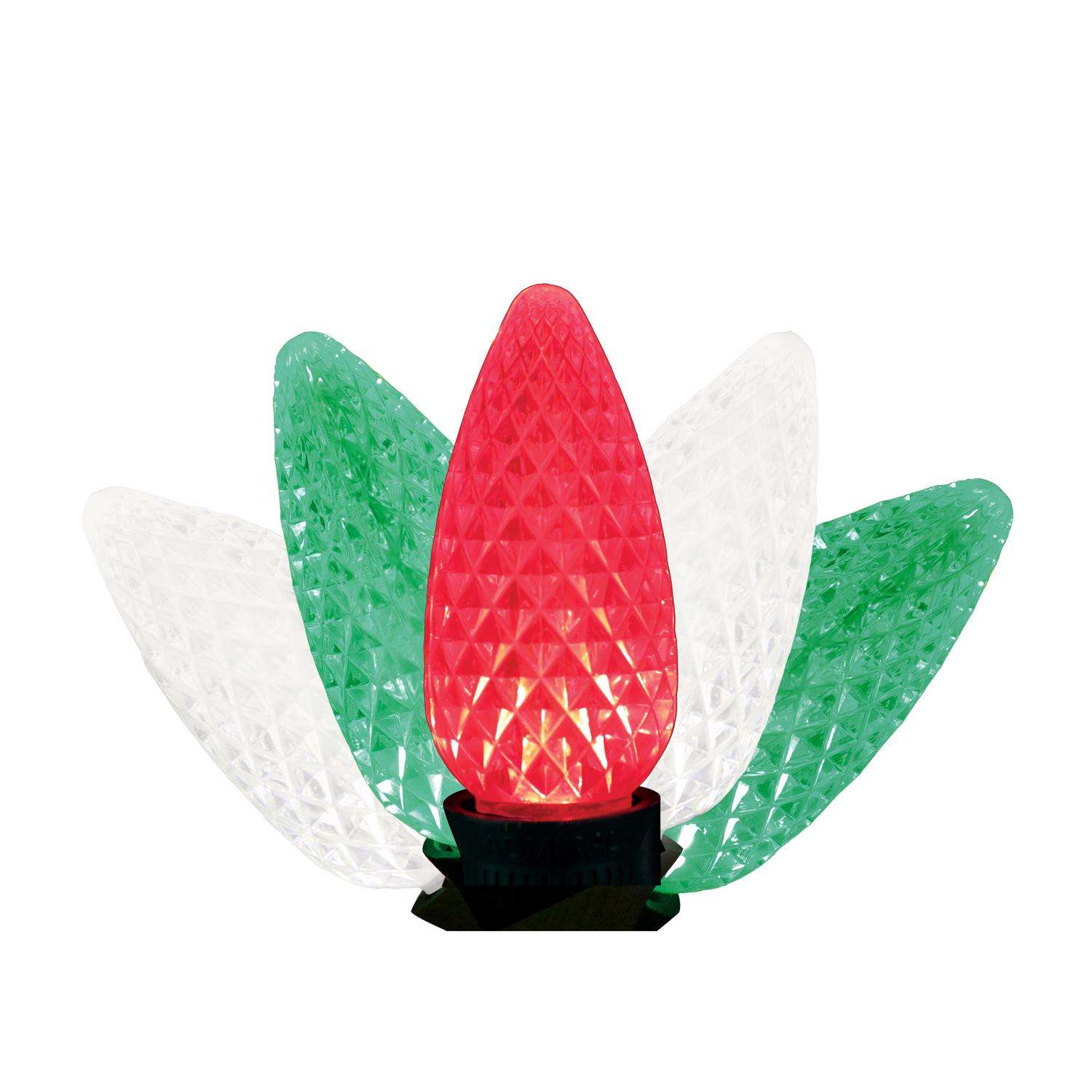 Holiday Bright Lights LED C9 Multicolored 200 ct String Christmas