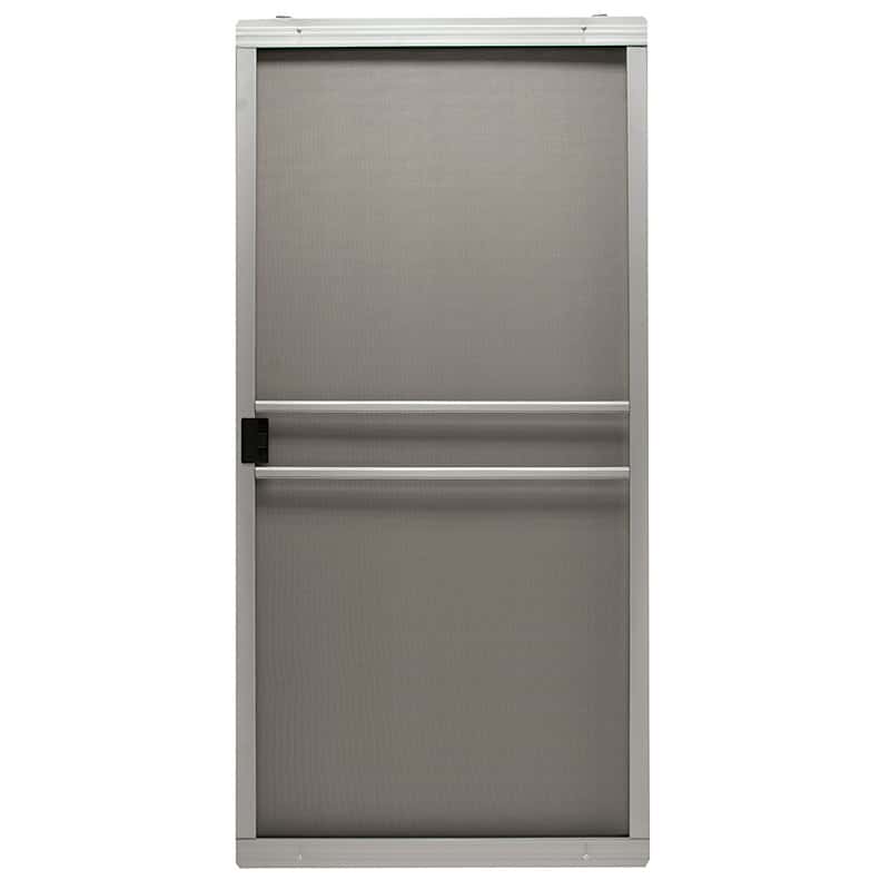 Precision 36 W x 803/4 inch H Gray Steel Adjustable Sliding Screen