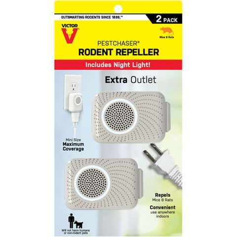 Victor PestChaser Plug-In Electronic Pest Repeller For Rodents 2 pk - Ace  Hardware