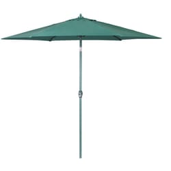 Living Accents 9 ft. Tiltable Green Market Umbrella