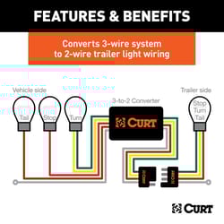 CURT Female Tail Light Converter