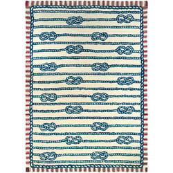 Homefires 3 ft. W X 5 ft. L Multi-Color Sailor's Knot Polypropylene Accent Rug