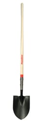 Razor-Back 58.63 in. Steel Round Digging Shovel Wood Handle