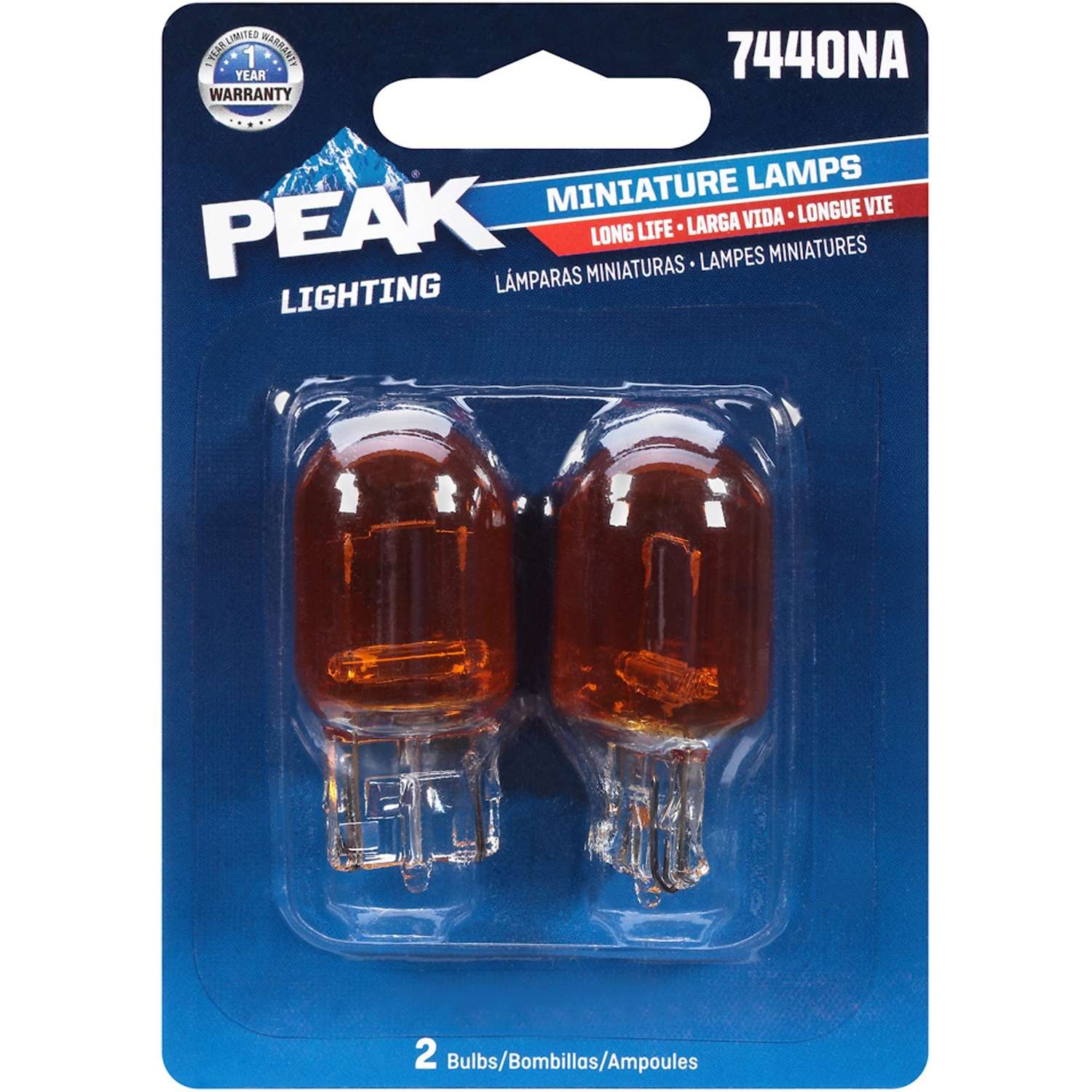 Peak Halogen Parking Stop Tail Turn Miniature Automotive Bulb 7440na Ace Hardware