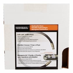 Apache 0.3 in. D X 24 in. L 5000 psi Rubber 2-Wire Hydraulic Hose
