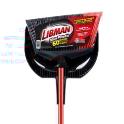 Libman High Power 13.75 in. W Stiff Recycled Plastic Broom with Dustpan