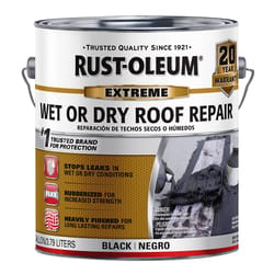 Rust-Oleum Extreme Black Asphalt Wet/Dry Surface Roof Cement 1 gal