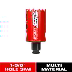 Diablo Snap-Lock Plus 1-5/8 in. Carbide Tipped 2-3/8 in. L X 3/8 in. D Hole Saw