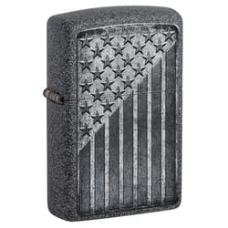 Zippo Black/Silver Stars and Stripes Lighter 1 pk