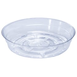 Curtis Wagner Plastics 1.12 in. H X 5 in. W X 5 in. D X 5 in. D Vinyl Plant Saucer Clear