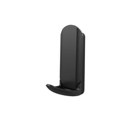 Gator Magnetics MINI Black Plastic/Steel Magnetic Hooks 15 lb. cap. 1 pk