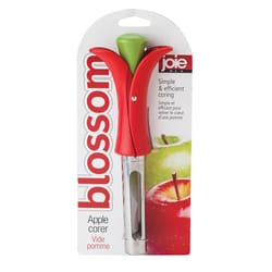 Joie Red/Green Plastic/Stainless Steel Apple Corer ss/plastic