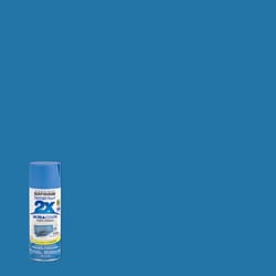Rust-Oleum Painter's Touch 2X Ultra Cover Satin Wildflower Blue Paint+Primer Spray Paint 12 oz