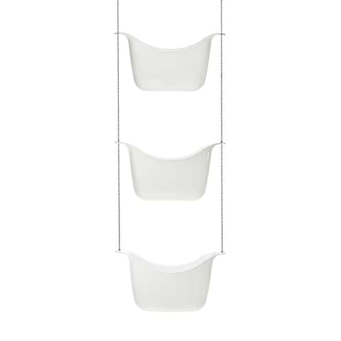 Umbra Bask 36 in. H X 11 in. W X 5 in. L White Shower Caddy - Ace Hardware