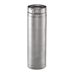 DuraVent PelletVent 3 in. D X 60 in. L Galvanized Steel Vent Pipe