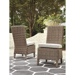 Signature Design by Ashley Beachcroft Brown Aluminum Frame Casual Chair Beige