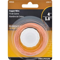 Hillman 100 ft. L Copper 24 Ga. Hobby Wire