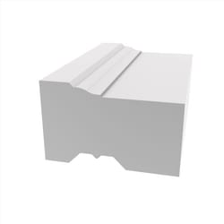 Alexandria Moulding 1 1/4 in. H X 2 in. W X 8 ft. L Paintable White PVC Brick Mould