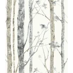 RoomMates 20.5 in. W X 16.5 ft. L Birch Trees Vinyl Peel and Stick Wallpaper