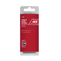 Ace Carbon Steel Single Edge Razor Blade 1.75 in. L 1 pk