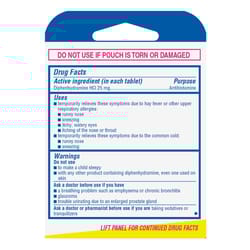Benadryl Allergy Allergy Sinus Relief 6 ct 1 pk