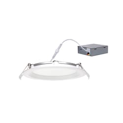 MaxLite White 6 in. W LED Recessed Downlight 12 W