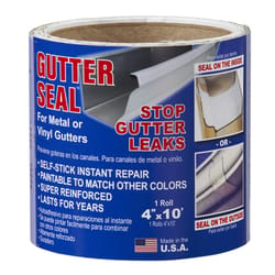 Gutter Seal 4 in. W X 10 ft. L Aluminum Gutter Seal Liner Clear