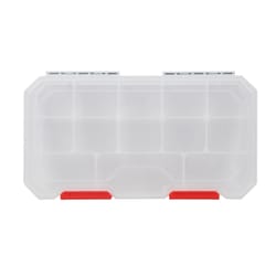 Ace 7.09 in. W X 2.05 in. H Storage Bin Plastic 13 compartments Red