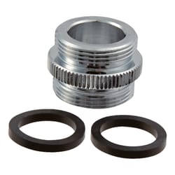 Ace Male Thread 3/4 in.-27M x 3/4 in.-27 Chrome Aerator Adapter