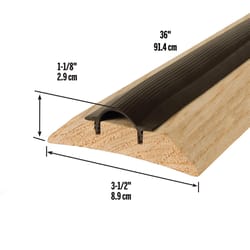M-D BUILDING PRODUCTS 1.125 in. H X 3.5 in. W X 36 in. L Natural Hardwood Low Threshold Natural