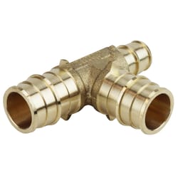 Apollo Expansion PEX / Pex A 3/4 in. Expansion PEX in to X 1/2 in. D PEX Brass Tee