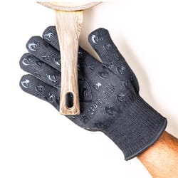 Grill Armor Gloves Gray Kevlar/Nomax Oven Mitt