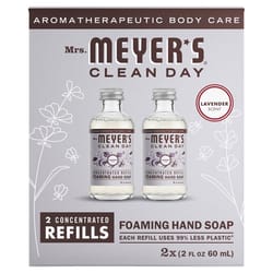 Mrs. Meyer's Clean Day Lavender Scent Foam Hand Soap Dispenser Refill 2 oz