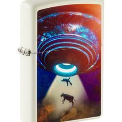 Zippo White UFO Lighter 1 pk