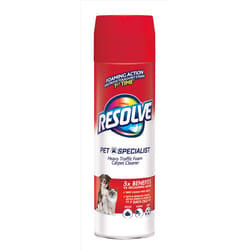 Resolve No Scent Pet Stain Carpet Cleaner 22 oz Foam