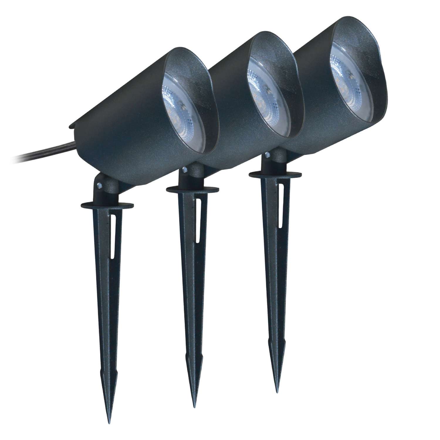 Living Accents Black Plug In 9 watts LED Pathway Light and Spot Light