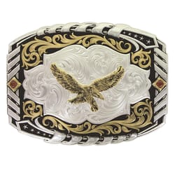Montana Silversmiths Soaring Eagle Gold/Silver Belt Buckle