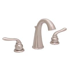 Huntington Brass Isabelle Satin Nickel Widespread Bathroom Sink Faucet 8 in.