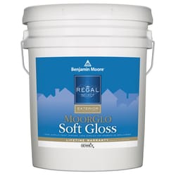 Benjamin Moore Moorgloss Soft Gloss Tintable Base Base 2 Paint Exterior 5 gal