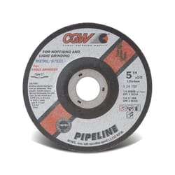 CGW 6 in. D X 7/8 in. Aluminum Oxide Pipeline Wheel 1 pc