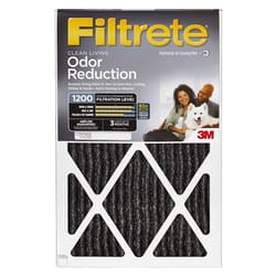 Filtrete 18 in. W X 18 in. H X 1 in. D Carbon 1200 MPR Pleated Air Filter 1 pk