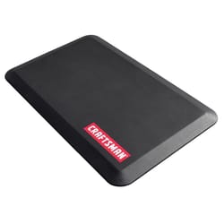 Craftsman 20 in. W X 32 in. L Black Polyurethane Foam Anti-Fatigue Mat