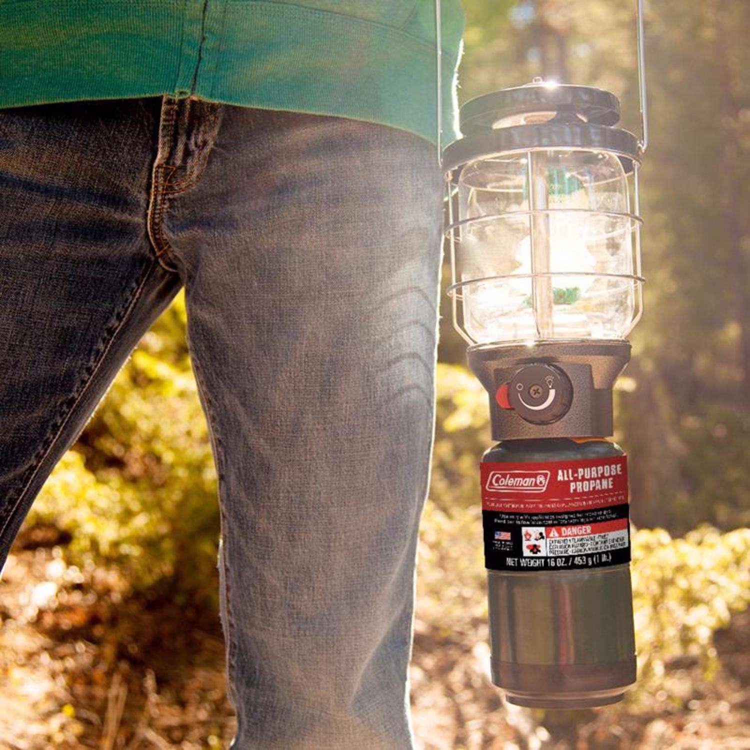 Coleman Battery Lock Pack-Away Electric Lantern, One Size, Blue