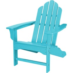 Hanover All Weather Blue HDPE Frame Adirondack Chair