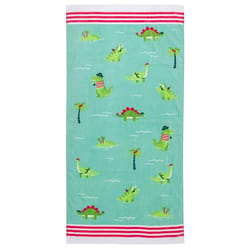 Stephen Joseph Multicolored Cotton Dino Bath/Beach Towel 1 pc