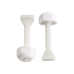 Plumb Pak Toilet Bolt Set White Plastic