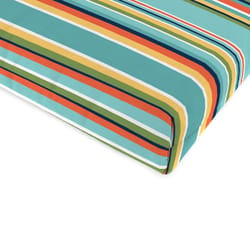 Jordan Manufacturing Multicolored Stripe Polyester Chair Cushion 4 in. H X 22 in. W X 44 in. L