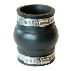 Fernco Schedule 40 2 in. Hub X 2 in. D Hub PVC 3-1/2 in. Expansion Coupling 1 pk