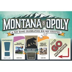 Late for the Sky Montana Opoly (State) Board Game Multicolored